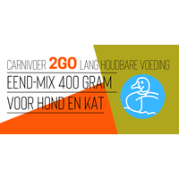 Carnivoer2GO eend 400 gram