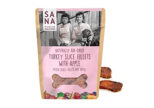 Sanadog Turkey Slice Fillets with Apple 100 gram