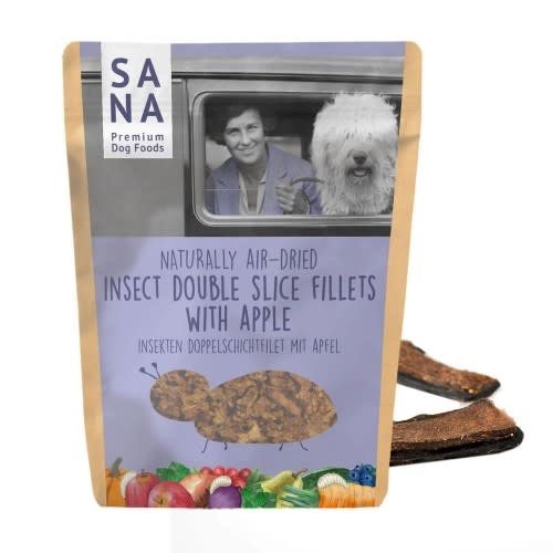 Sanadog Insect Double Slice Fillets with Apple 100 gram