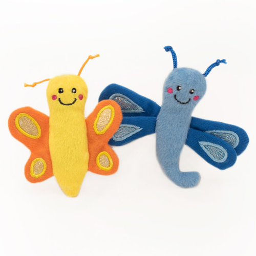 ZippyClaws 2-Pack Butterfly and Dragonfly