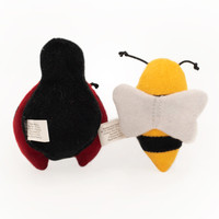 2-Pack Ladybug and Bee for cats