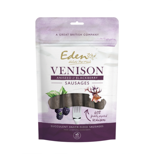 Eden Sausages Venison (large) 5 stuks