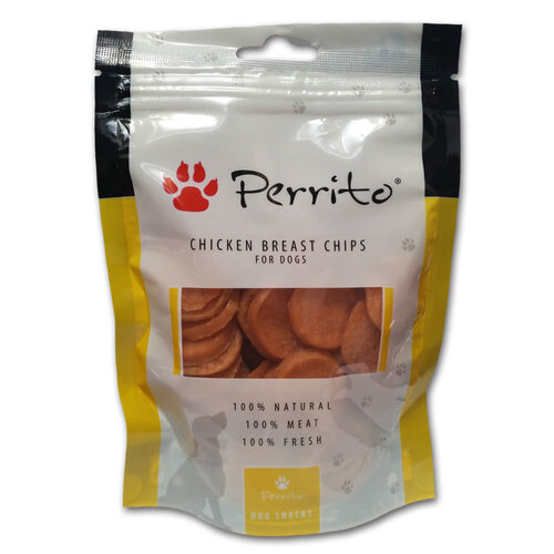 Perrito Chickenbreast Chips 100 gram