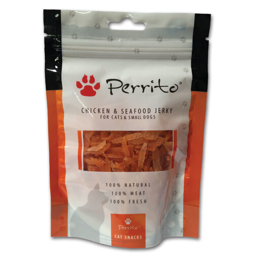 Perrito Chicken & Seafood Jerky 100 gram