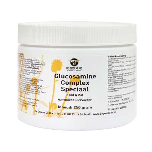 De Groene Os Glucosamine Complex Speciaal 250 gram