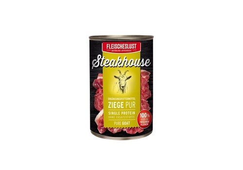 Fleischeslust Steakhouse Tinned Pure Goat 800 gram