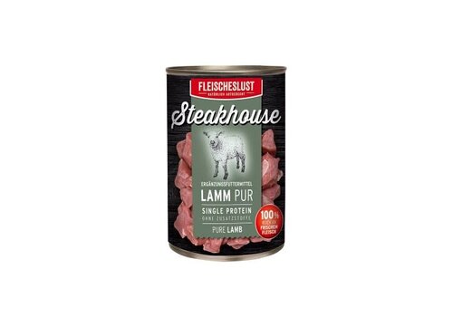 Fleischeslust Steakhouse Tinned Pure Lamb 400 gram