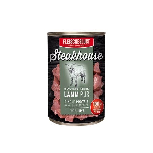Fleischeslust Steakhouse Tinned Pure Lamb 400 gram