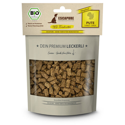 Escapure Hupferl BIO kalkoen 150 gram