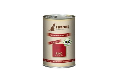 Escapure Natvoer blik BIO rund 400 gram