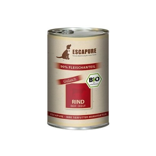 Escapure Natvoer blik BIO rund 400 gram