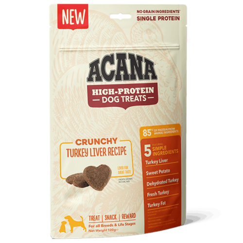Acana High Protein Dog Treats Turkey 100 gram