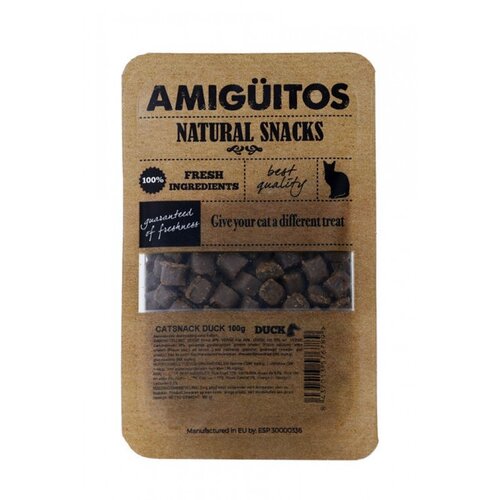 Amiguitos Catsnack Eend (kip, vis & varken) 100 gram