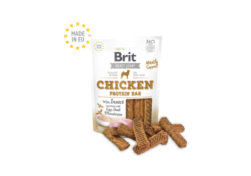 Brit Meaty Jerky Kip & Insect Protein Bar 80 gram