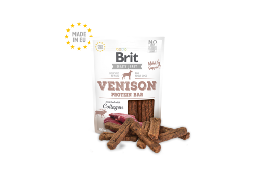 Brit Meaty Jerky Kip & Hert Protein Bar 80 gram