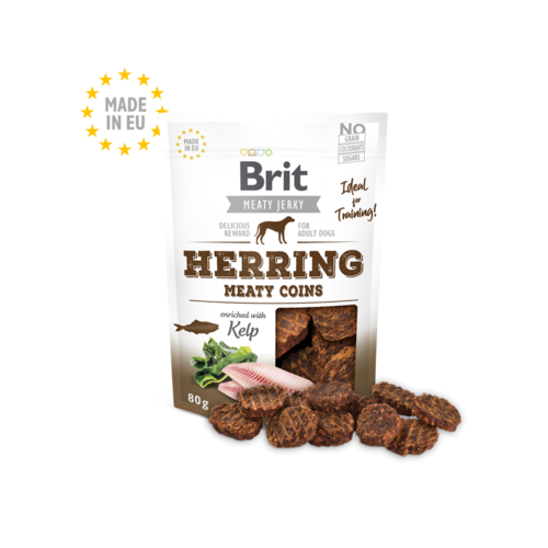 Brit Meaty Jerky Kip & Haring Meaty Coins 80 gram
