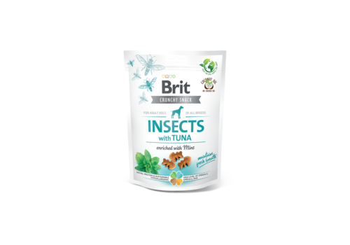 Brit Crunchy Snack Insect & Tonijn 200 gram