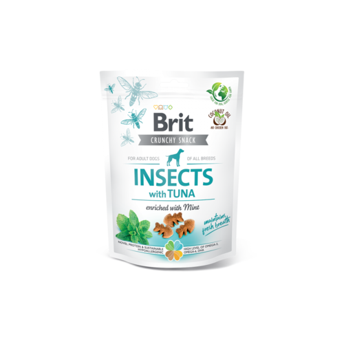 Brit Crunchy Snack Insect & Tonijn 200 gram