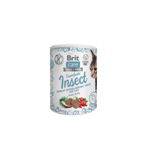 Brit Care Cat Snack Superfruits Insect 100 gram