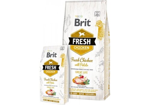 Brit Fresh Kip met Aardappel Adult