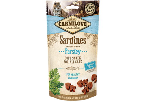 Carnilove Kat Soft Snack Sardines met Peterselie 50 gram