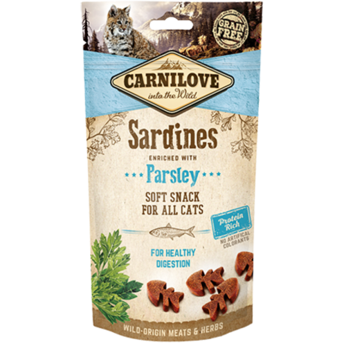 Carnilove Kat Soft Snack Sardines met Peterselie 50 gram