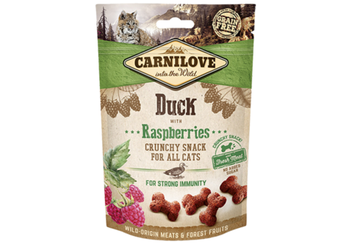 Carnilove Kat Crunchy Snack Eend met frambozen 50 gram