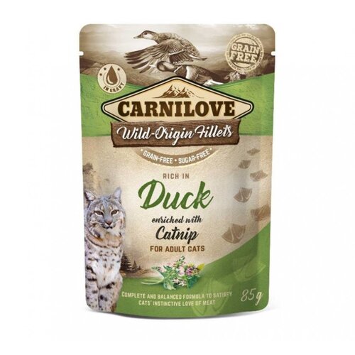 Carnilove Kat Pouch Kip & Eend met Catnip 85 gram