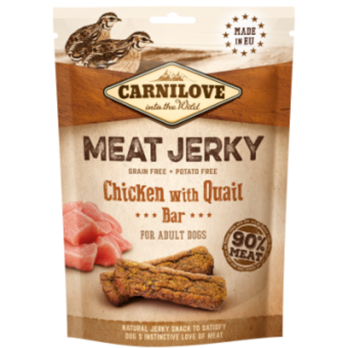 Carnilove Jerky Kip & Kwartel Bar 100 gram