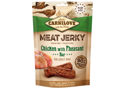 Carnilove Jerky Kip & Fazant Bar 100 gram