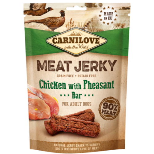 Carnilove Jerky Kip & Fazant Bar 100 gram