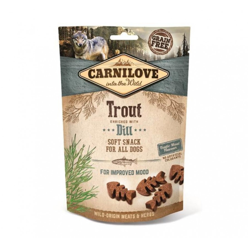 Carnilove Hond Soft Snack Forel met Dille 200 gram