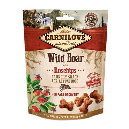 Carnilove Hond Crunchy Snack Everzwijn met Rozenbottel 200 gram