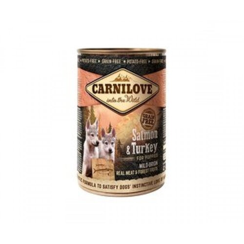 Carnilove Hond Blikvoer Zalm & Kalkoen Pup 400 gram