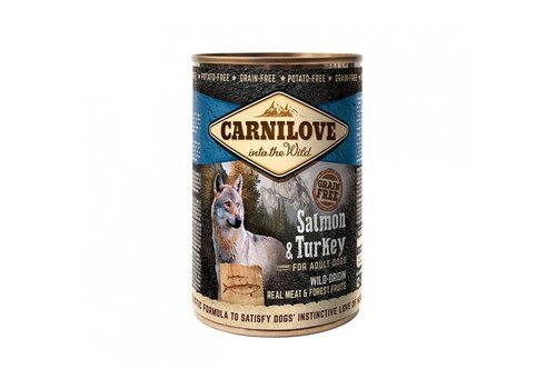 Carnilove Hond Blikvoer Zalm & Kalkoen 400 gram