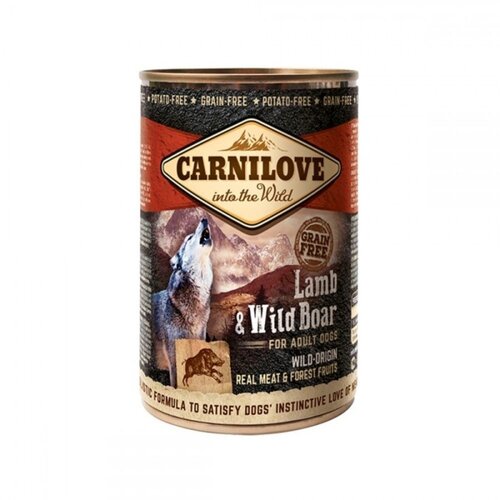 Carnilove Hond Blikvoer Lam & Everzwijn 400 gram