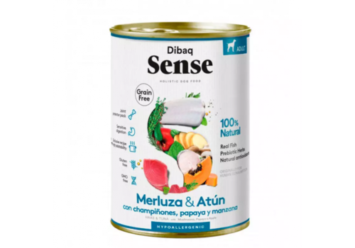 Dibaq Sense Blikvoer Heek & Tonijn 380 gram