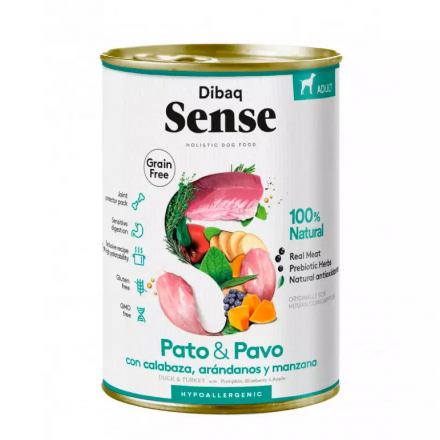 Sense Blikvoer Eend & Kalkoen 380 gram