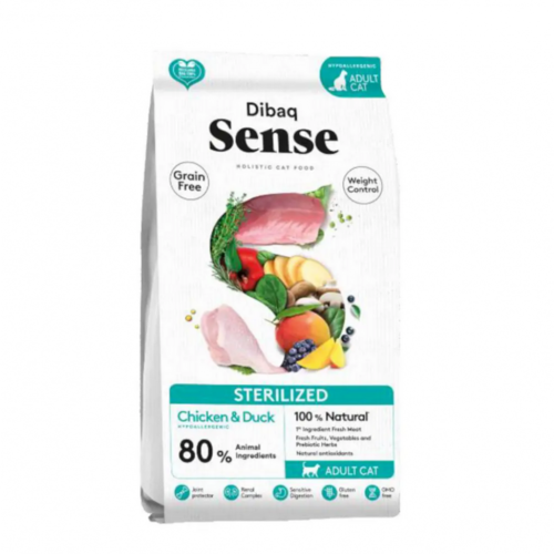 Dibaq Sense Kat Sterilized Kip & Eend