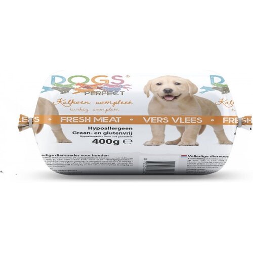 Dogs Perfect Houdbaar Kalkoen compleet 400 gram