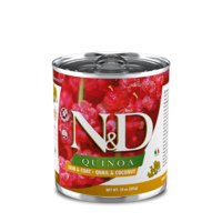 N&D Quinoa Natvoer Skin & Coat Kwartel, Quinoa & Kokos 285 gram