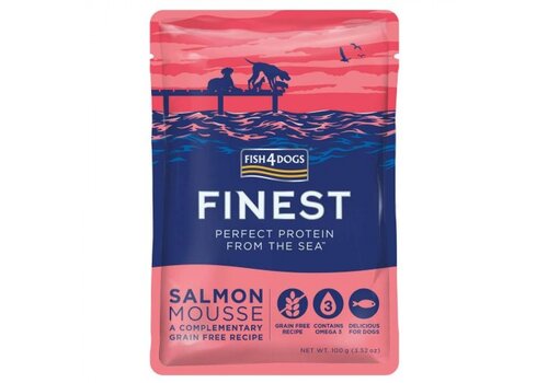 Fish4Dogs Zalmmousse 100 gram