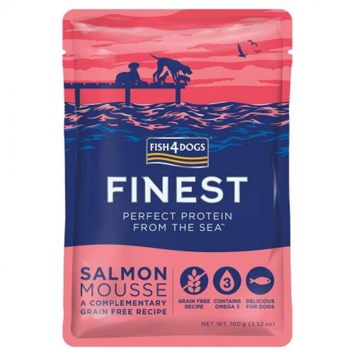 Fish4Dogs Zalmmousse 100 gram