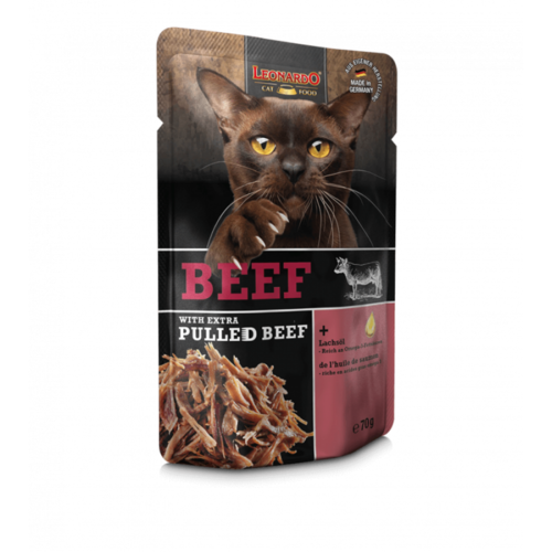 Leonardo Natvoer Rund, pulled beef & kip 70 gram