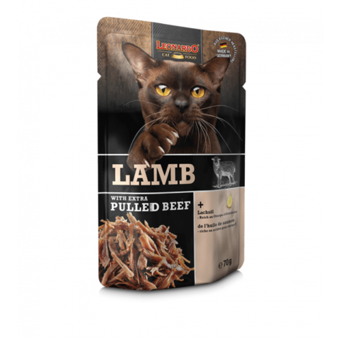 Leonardo Natvoer Kip, lam & pulled beef 70 gram