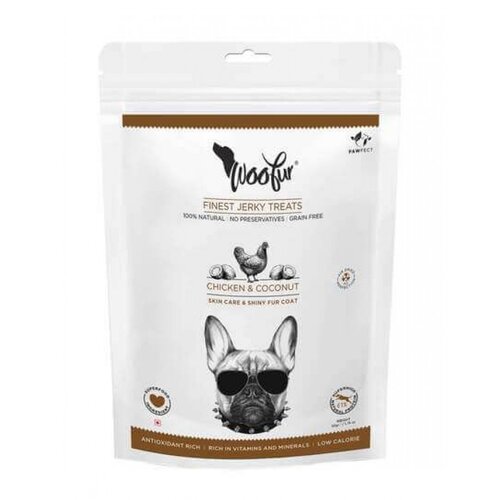 Pawfect Woofur Air-Dried Treats Chicken & Coconut