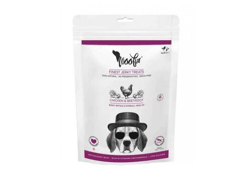 Pawfect Woofur Air-Dried Treats Chicken & Beetroot