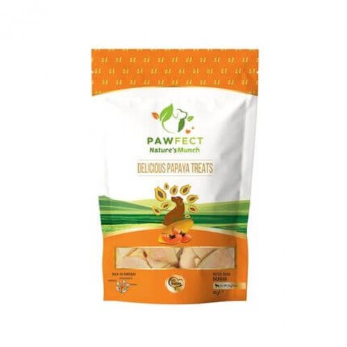 Pawfect Natures Munch Dog Treats Papaya 40 gram