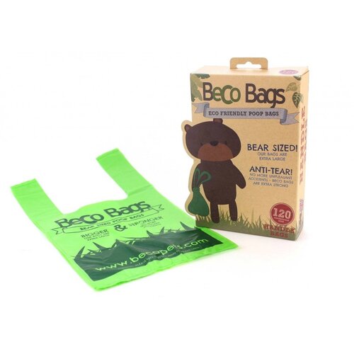 Beco Pets BecoBags poepzakjes met handvaten 120 stuks