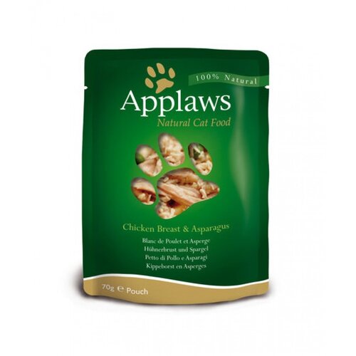 Applaws Cat Quick Serve Bouillon kip & asperges 70 gram